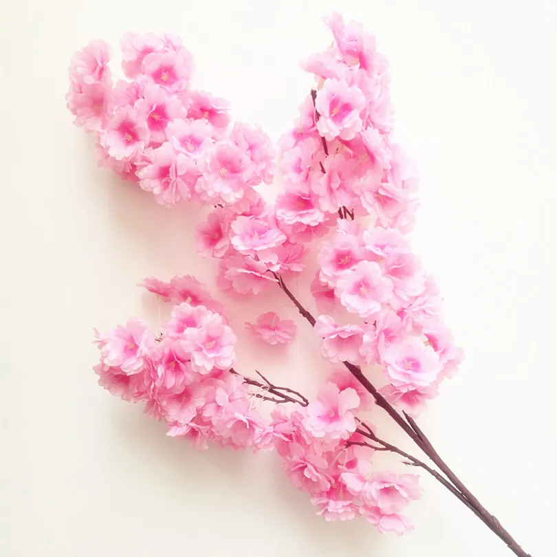 6 шт. искусственные цветы для украшения дерева|fake cherry blossom flowers|cherry flowerdecorative flowers |