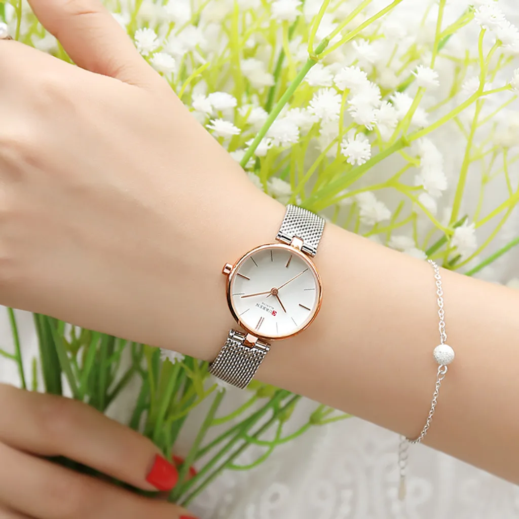 Часы Relogio Masculino маленький циферблат сеть с часами водонепроницаемый ультратонкий модный женские часы подарок Bayan Kol Saati
