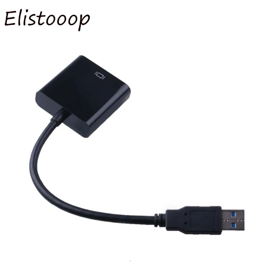 Переходник USB 3 0 в VGA внешний преобразователь видеокарты HD 1920x1080p для Windows ноутбука