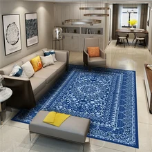 Традиционный китайский 3D коврики 6 мм, гостиная, Диванный кофейный столик, ковер прямоугольной формы, абсорбирующий нескользящий коврик для йоги, домашние декорации