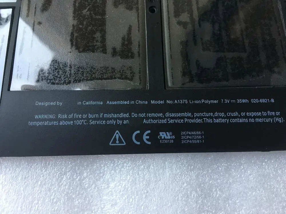 SupStone Подлинная OEM A1375 батарея для MacBook Air 11 &quotA1370 Late 2010 MC506LL/A MC505LL/A 661 5736 MC505 020 6920 A MC507L