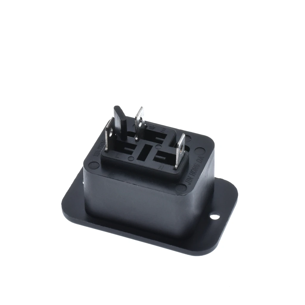 10 шт./лот SS 3B Travel adapter/Plug Converter в черном * CE AC 250V 16A IEC 320 C19|pcs connector|converter plugadaptor plug |