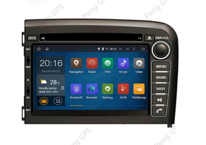 Flash Deal 4+32G Android 9.0 Car DVD GPS Navigation Multimedia Player Car Stereo For VOLVO S80 1999 2000 2001 2002 2003-2005 Radio Headunit 4