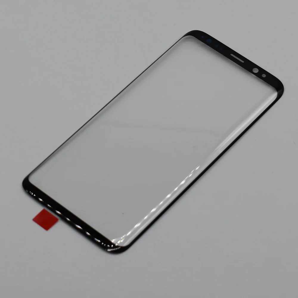 

5pcs Top quality for Samsung Galaxy S8 G950 G950F S8 Plus G955 G955F LCD Touch Screen Front Glass Outer Panel Black color