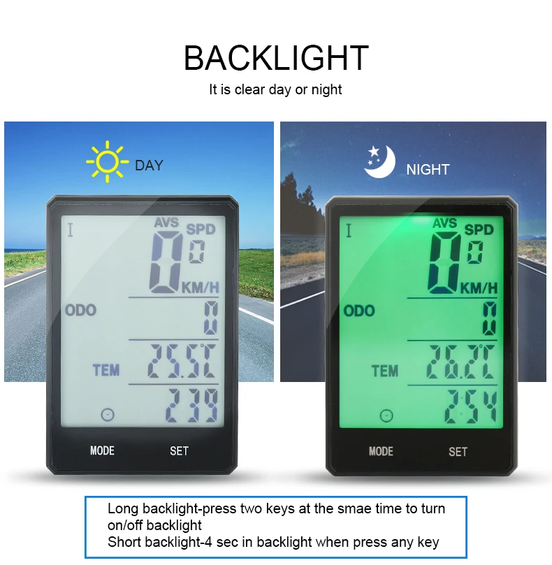 INBIKE CX-9 Core Bike Computer Waterproof Bicycle Speedometer LCD Display Hot