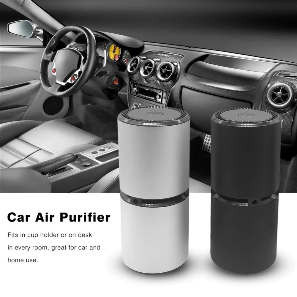 Портативный мини-очиститель воздуха для автомобиля, очиститель воздуха на свежем воздухе, анион, ионный очиститель, кислородный бар, озоновый ионизатор, очиститель с двумя портами usb