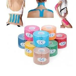 

Elastic Physio Therapeutic Muscle Tape Sports Fitness Basketball Muscle Stickers Protect Guard Tape Care Tools Random 5m x 5cm