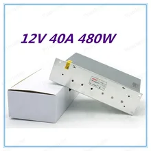 12V 40A 480W Switching Power Supply dual output power supply Drive Switch For LED Strip Light Display free shipping
