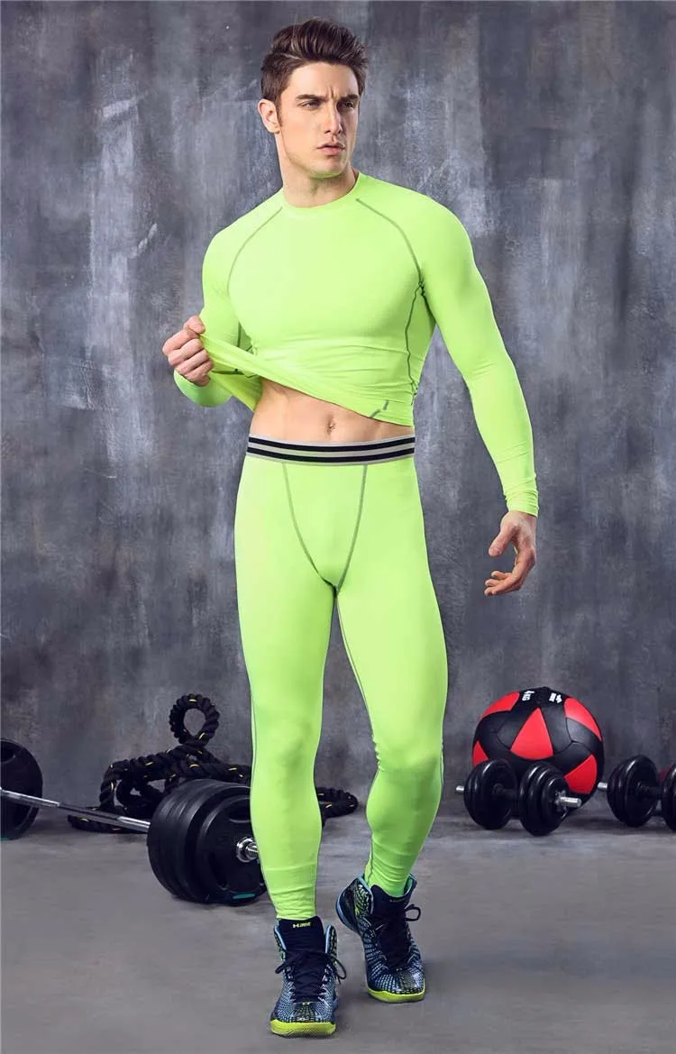 Мужские легинсы для бега профессиональные компрессионные штаны для йоги спортивные Леггинсы для фитнеса одежда для баскетбола спортивная одежда MA28