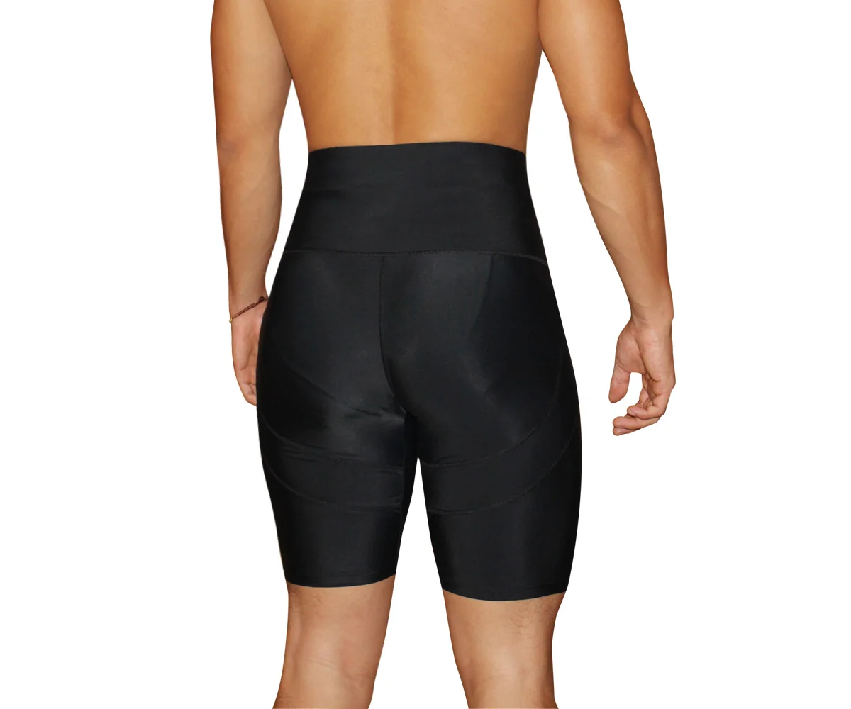 S-5XL размера плюс нейтральные плавки профессиональные мужские плавки сплошной черный купальный костюм пятые брюки женские боди