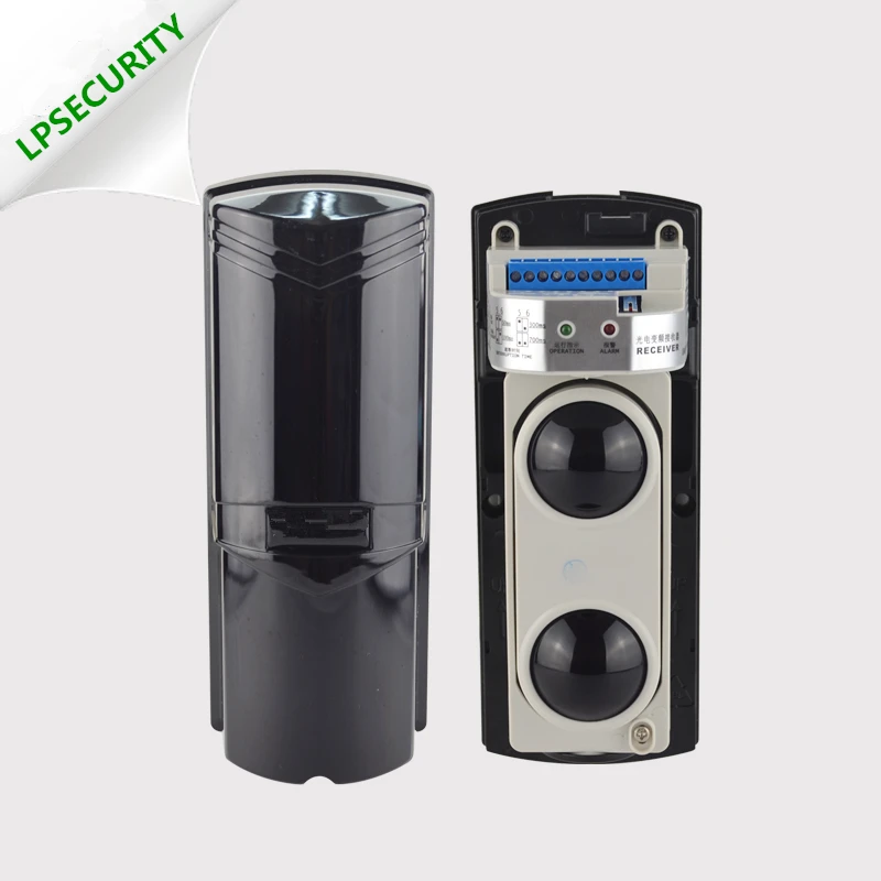 LPSECURITY Outdoor LED indicator multi frequency Infrared Double Beam Sensor Detector 150m Burglar font b Alarm
