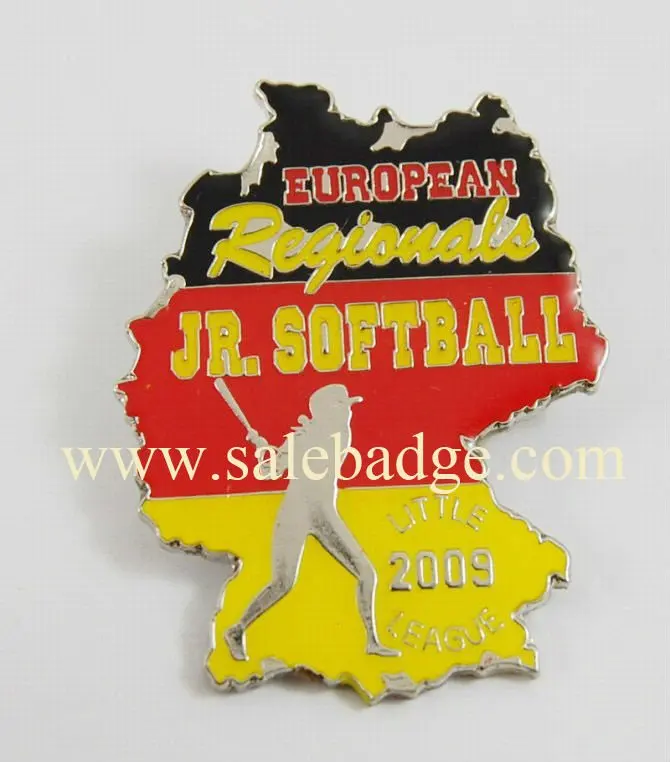 Custom Baseball badge sports Lapel Pins Souvenir In broochin Pins