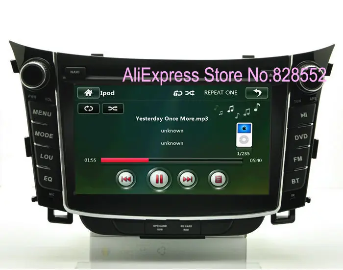 Perfect Free Shipping 2Din Car DVD Player GPS For Hyundai i30 2012 with TV Ipod Radio Bluetooth Auto Stereo Free Map 1