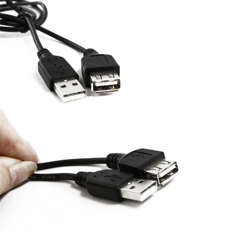 60 см USB 1 папа к женскому Удлинительный кабель USB1.1 Женский шнур провод линия|extension