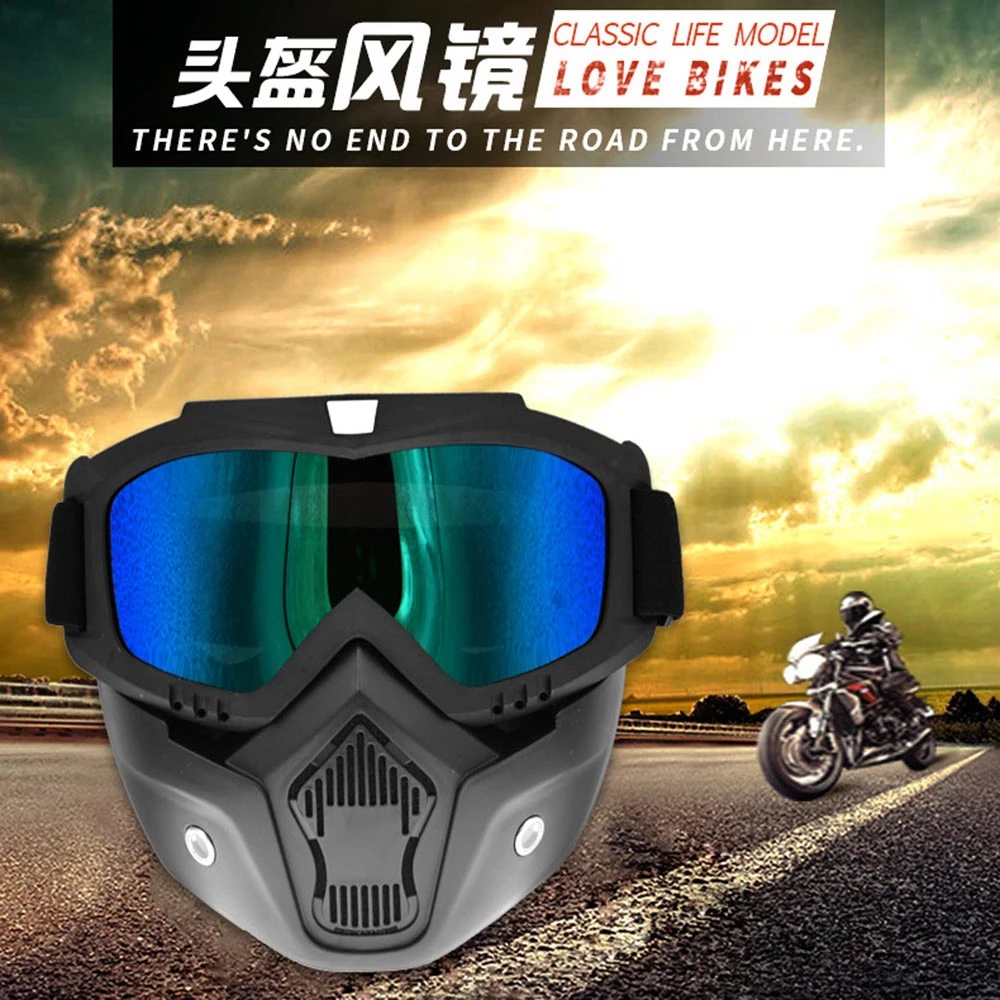 Citycoco мотоциклетный шлем для мужчин Полный лицевой шлем защитные очки маска мото езда ТПУ материал мотокросса шлем маска