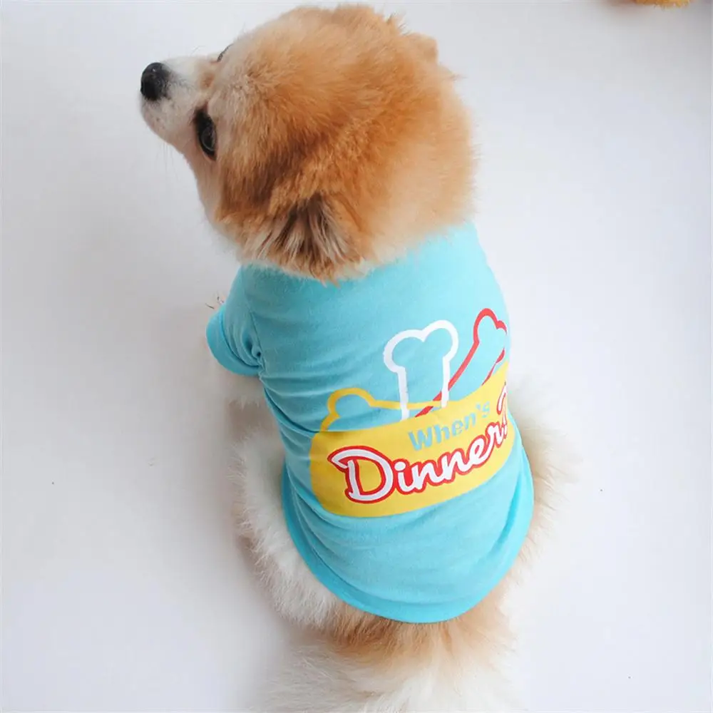 2019 Dog Shirts Cotton Summer Clothes Vest Short Sleeve Pet Clothes T Shirt Hawaiian Tops For Small Large Dogs Chihuahua