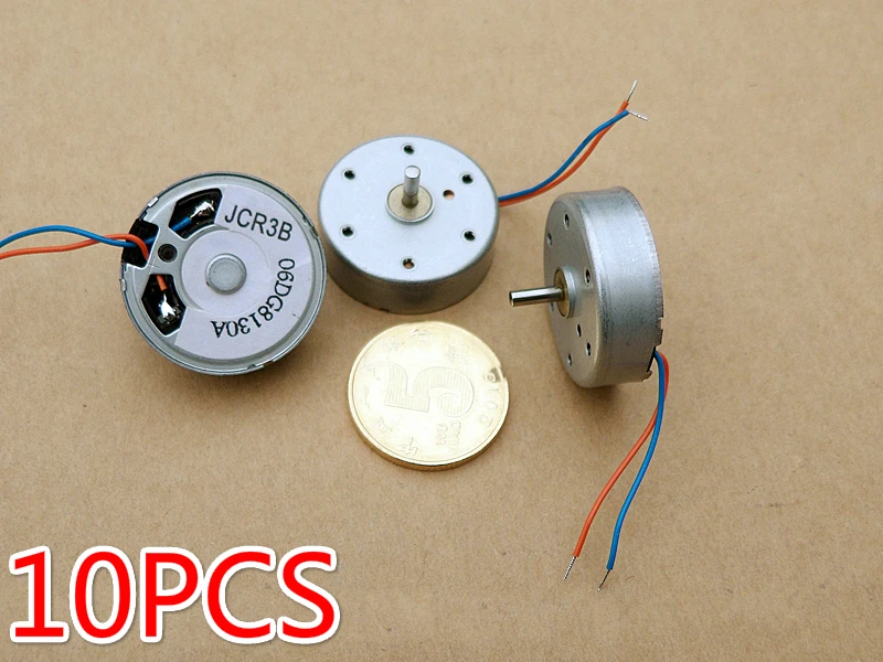 10PCS/LOT Ultra thin 5V 3000 RPM Solar Motor 400 DC Motor For Small Fan