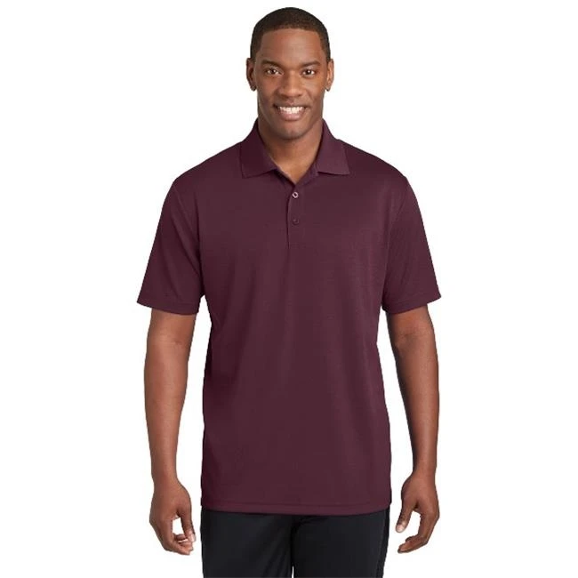 Sport-Tek ST640 PosiCharge Racer Mesh Polo Maroon - Large