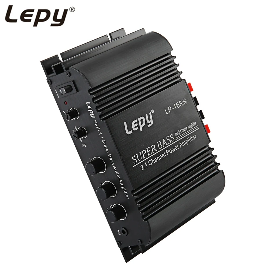 Lepy LP-S 168 В S 12 В Авто аудио автомобильный усилитель мощности сабвуфер бас выход стерео звук WithAUX функция громкий динамик дистанционное управление - изображение