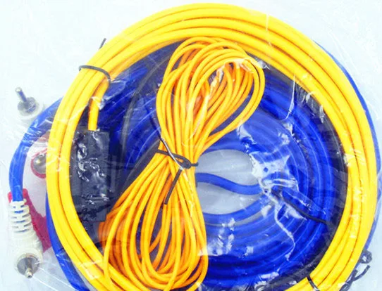 Динамик Установка Провода S Кабели комплект 60 Вт 4 м длина Профессиональный Аудиомагнитолы автомобильные Провода проводки Усилители домашние сабвуфер