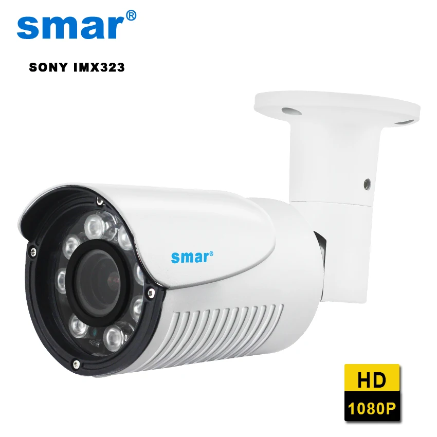 Smar Sony IP Camera 1080P HI3516C+SONY IMX323 Auto Zoom 4X Motorized
