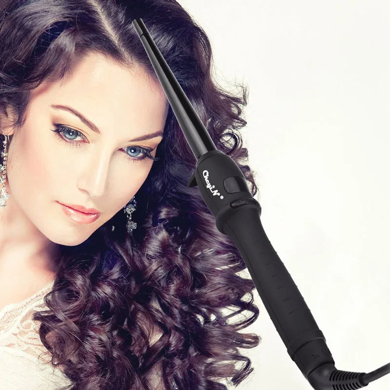 9mm-19mm flor de pêra único cone curler