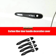 1Set Carbon Fiber Outer Door Handle Cover Trim Decoration For Maserati Levante 2016 2017 Ghibli 2014-2016 Quattroporte 2013-2016 1Set Carbon Fiber Outer Door Handle Cover Trim Decoration For Maserati Levante 2016 2017 Ghibli 2014-2016 Quattroporte 2013-2016
