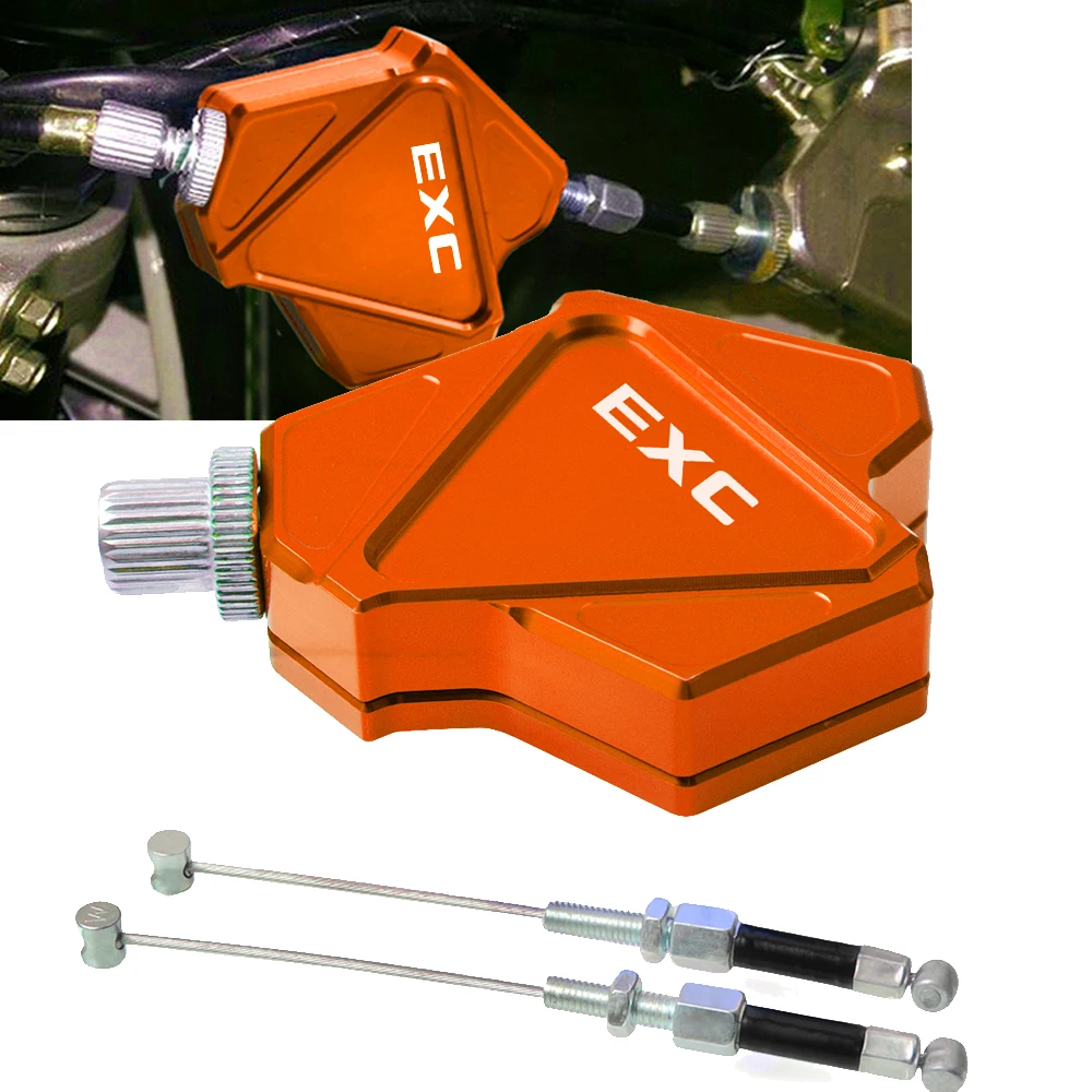 

For KTM 125 200 250 300 350 450 500 430 EXC 2004-2018 CNC Brake Levers Ropes Cables Stunt Clutch Lever Easy Pull Cable System