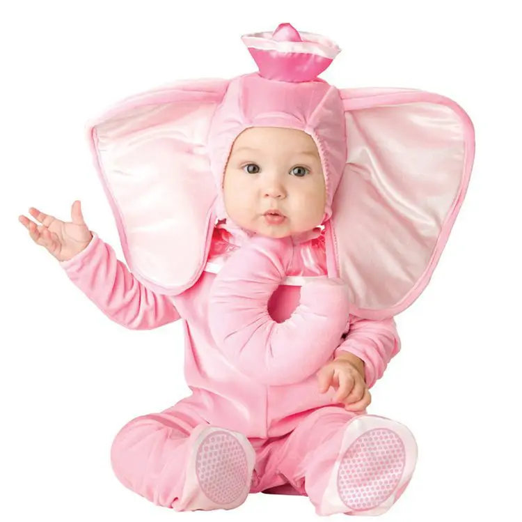 Halloween Christmas Party Cosplay Clothes Baby Climb Jumpsuit Animal Dragon/Dinosaur/Cow/Gorilla Climb Winter Cute Costume - Цвет: like the picture