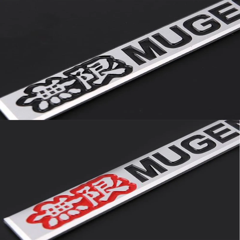 Jqtuning 3dアルミ無限エンブレムクロームロゴリアのバッジのステッカーホンダシビックアコードcrv Car Stickers Aliexpress