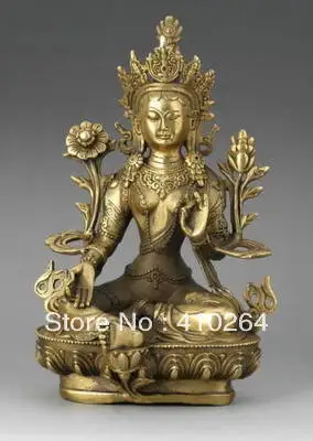 

0116P [old craft ] Fast shipping 20cm tu decores les statues bronze CHINOISES de la Buddha (A0314)