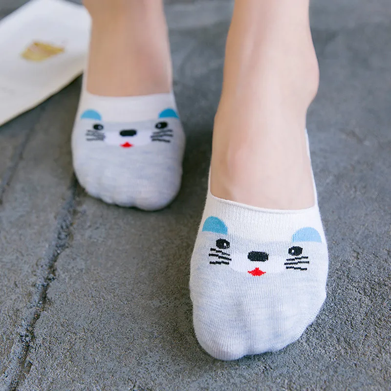 2018-Women-Slippers-Socks-Women-Cute-Harajuku-Print-Cat-Summer-Animal-Socks-Cute-Low-Cut-Ankle (1)