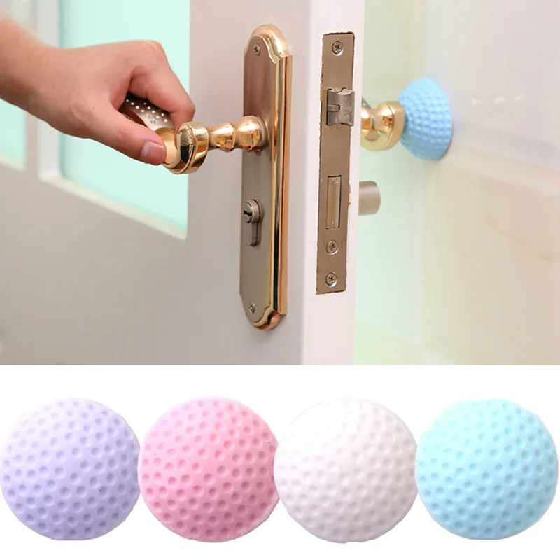 

SUEF Silicone Self Adhesive Wall Protectors Door Handle Bumpers Buffer Guard Stoppers Silencer Crash Pad Doorknob Lock@1