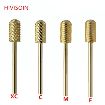 

Large Barrel Smooth Top Bit - Gold - HIVISOIN - Carbide Nail Drill Bit