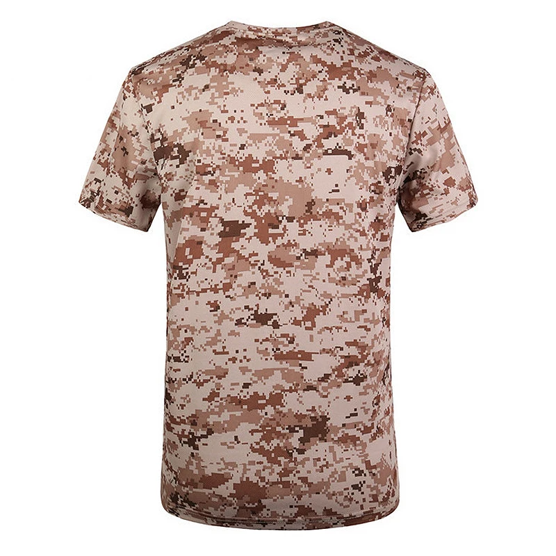 ELOS-новинка, уличная камуфляжная футболка для охоты, Мужская дышащая армейская футболка, военная сухая Спортивная камуфляжная футболка для лагеря, футболки-ACU, желтый, L