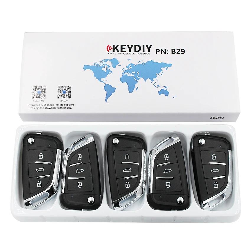 5 шт./лот, KEYDIY B29 KD900/KD900+/URG200 KD-X2 программист B серии KD мини пульт дистанционного управления