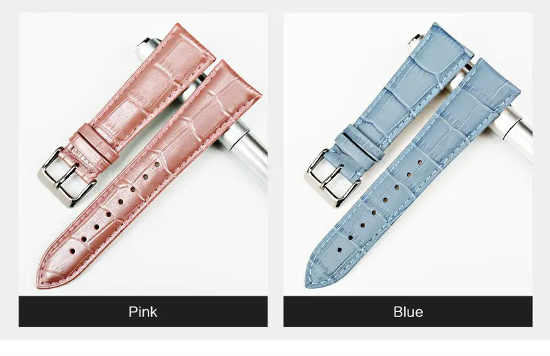 Maikes pulseira de relógio feminina, de couro