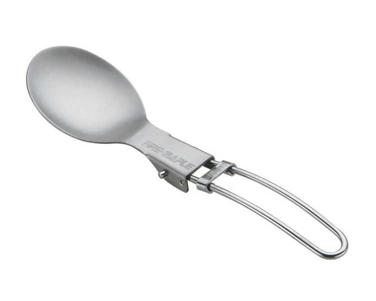 Fuego de arce al aire libre plegable Titanium cubiertos al aire libre Tenedores cuchara camping picnic Spork fmt-t10-fmt-t23