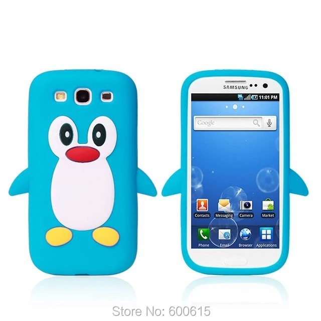 Samsung galaxy s3 i9300 penguin silicone case (12)