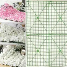 DIY 40*60 см platic цветок стенд каркасный ковер стиль цветок аксессуары fow Свадебные цилиндрические украшения DIY дорога led цветок