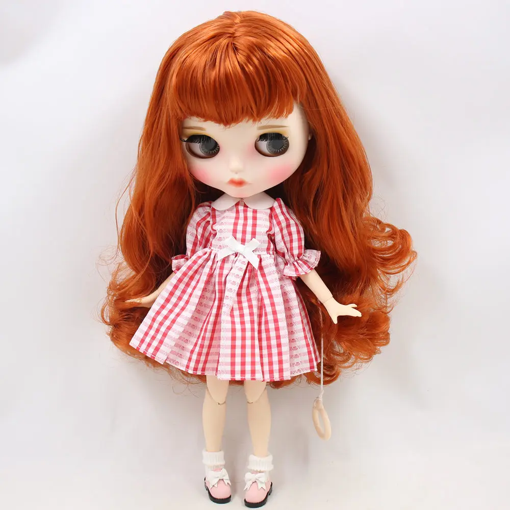 Кукла Blyth No.BL1207 от ICY DBS Имбирные волосы резные губы матовые индивидуальные с лицом