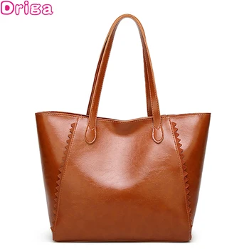 

DRIGA luxury handbags women shoulder bag large tote bags hobo soft Oil leather ladies crossbody messenger bag for women 2019 Sac