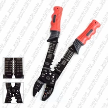 Electric Multi Tools Cable Wire Stripper Plier Cutter Crimper Automatic Multifunctional Terminal Crimping Stripping newacalox cable wire stripper cutter crimper automatic multifunctional crimping stripping plier tools electric