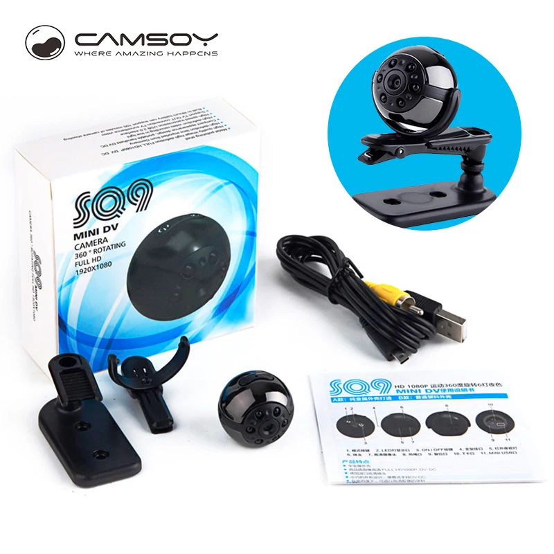 Camsoy SQ9 мини камеры микро ИК DVR видео камеры|camera mini dvr|mini dvr1080p camera |