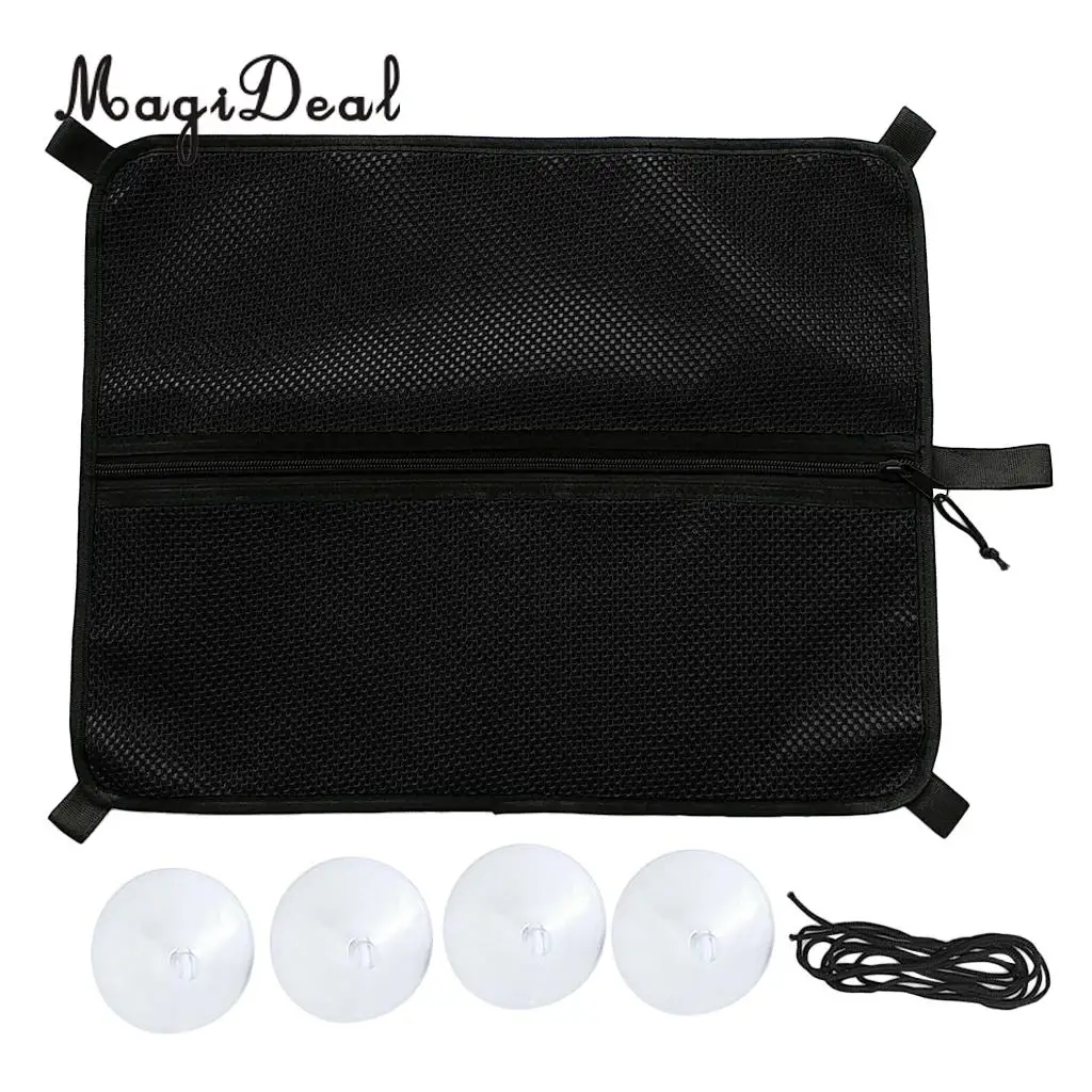 Premium Mesh Deck Storage Bag with Suction Cups For Surfboard Paddleboard SUP Accessories