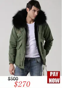 forro de pele homem parka com capuz de pele de guaxinim real