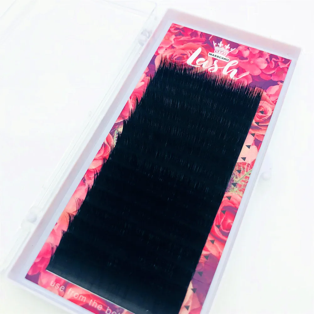 Cases Lote Fácil Fanning Cílios Blooming Volume Auto-fazer Fãs Rápidos Bloom Automático Floração Extensão 5 - 6 Cílios postiços