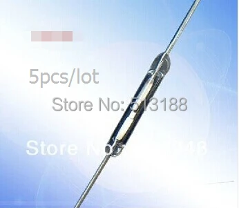

5pcs/lot N/C normally closed reed switch, magnetic sensor 2*14mm