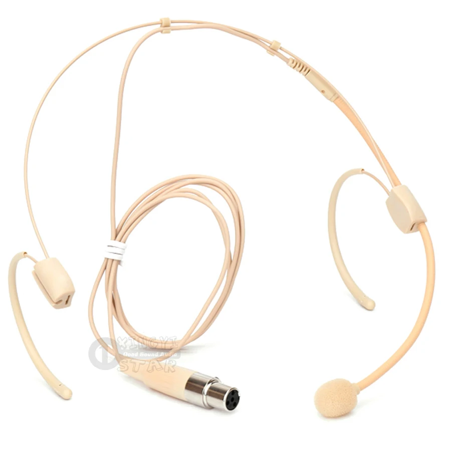 

Mini XLR 4 Pin TA4F Dual Earhook Headset Microphone System For SHURE Wireless Headband Mic PG1 PG4 PG88 PG1288 PG58 PG14 UT1 UR5