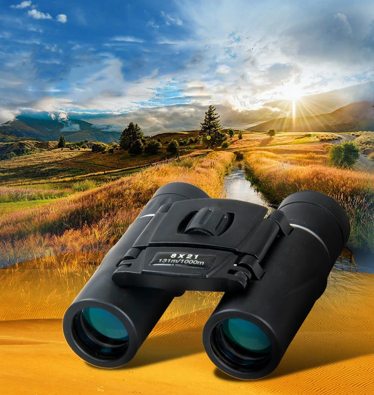 День Ночное видение 8x21 компактный зум бинокль Long Range 3000 м складной HD мощный мини